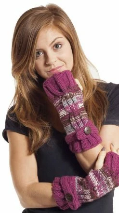 Lakhays Colorblend Fingerless Wool Arm Warmers