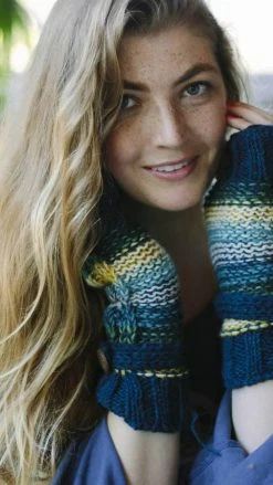 Lakhays Colorblend Fingerless Wool Arm Warmers