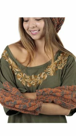 Lakhays Arm Warmers Good Vibes Colorblend Winter Gloves