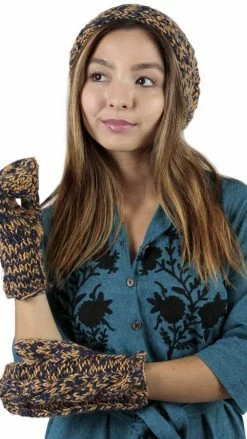 Lakhays Arm Warmers Good Vibes Colorblend Winter Gloves