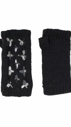 Lakhays Tri-Color Cozy Fingerless Gloves Arm Warmers