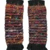 Lakhays Arm Warmers Multi Color Recycled Silk Fingerless Gloves