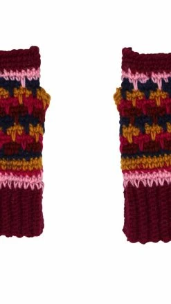Lakhays Arm Warmers Short Multi Clr Fingerless Gloves