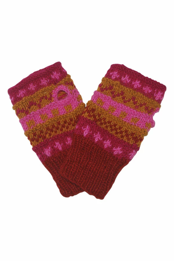 Lakhays Winter Hand Knit Handwarmer-fingerless Gloves Arm Warmers 12 Lakhays Winter Hand Knit Handwarmer-fingerless Gloves Arm Warmers