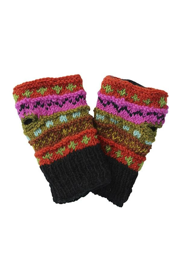 Lakhays Winter Hand Knit Handwarmer-fingerless Gloves Arm Warmers 5 Lakhays Winter Hand Knit Handwarmer-fingerless Gloves Arm Warmers