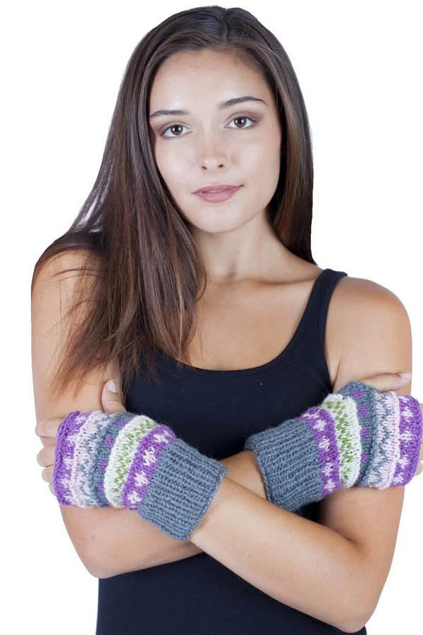 Lakhays Winter Hand Knit Handwarmer-fingerless Gloves Arm Warmers 1 Lakhays Winter Hand Knit Handwarmer-fingerless Gloves Arm Warmers