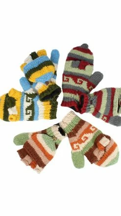 Lakhays Arm Warmers Wool Mitten 3prs-Ast