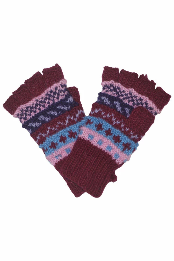 Lakhays Winter Love Fingerless Wool Arm Warmers 13 Lakhays Winter Love Fingerless Wool Arm Warmers