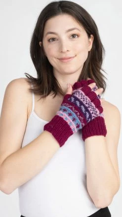 Lakhays Winter Love Fingerless Wool Arm Warmers 39 Lakhays Winter Love Fingerless Wool Arm Warmers