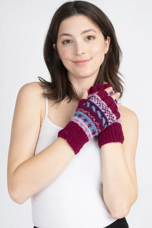 Lakhays Winter Love Fingerless Wool Arm Warmers 20 Lakhays Winter Love Fingerless Wool Arm Warmers