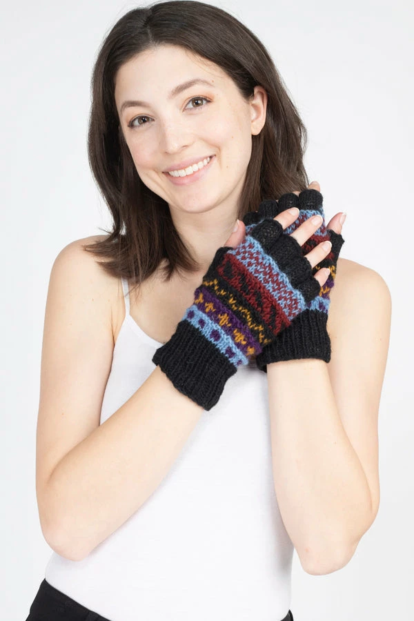 Lakhays Winter Love Fingerless Wool Arm Warmers 17 Lakhays Winter Love Fingerless Wool Arm Warmers