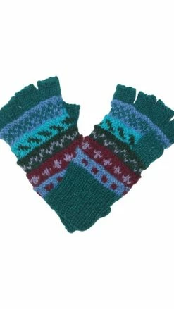 Lakhays Winter Love Fingerless Wool Arm Warmers 34 Lakhays Winter Love Fingerless Wool Arm Warmers