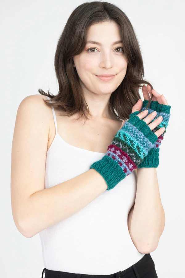 Lakhays Winter Love Fingerless Wool Arm Warmers 18 Lakhays Winter Love Fingerless Wool Arm Warmers
