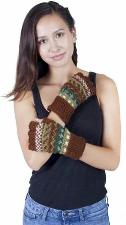 Lakhays Winter Love Fingerless Wool Arm Warmers 30 Lakhays Winter Love Fingerless Wool Arm Warmers