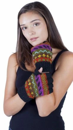 Lakhays Winter Love Fingerless Wool Arm Warmers 29 Lakhays Winter Love Fingerless Wool Arm Warmers