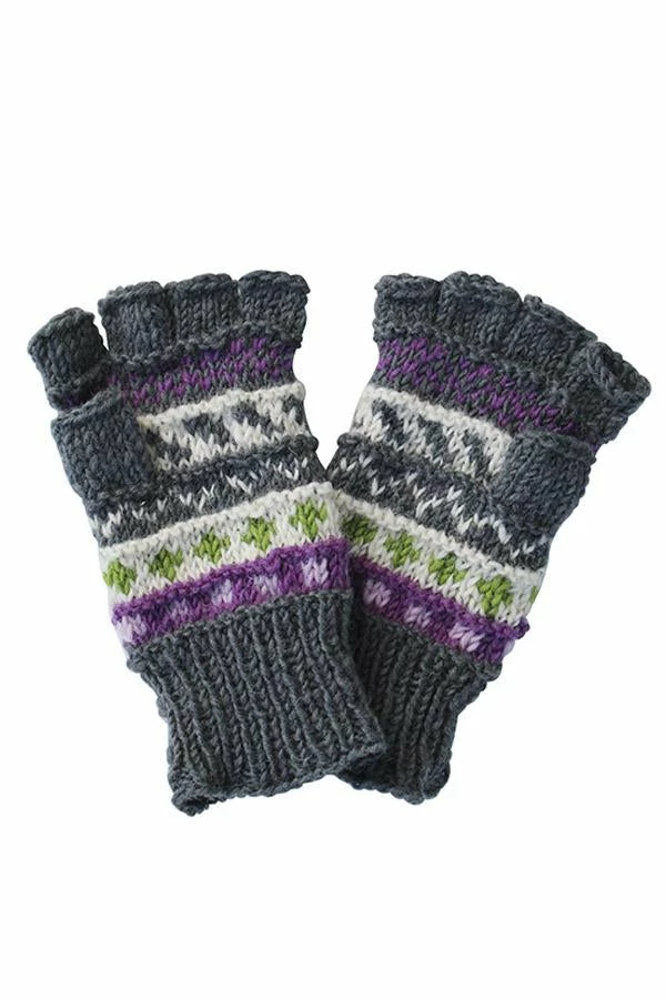 Lakhays Winter Love Fingerless Wool Arm Warmers 5 Lakhays Winter Love Fingerless Wool Arm Warmers