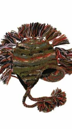Lakhays Mohawk Hat With Visor Hats & Beanies
