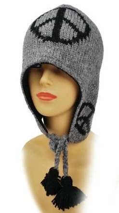 Lakhays Hats & Beanies Peace Beanie
