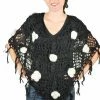 Tops & Tees Lakhays Floral Poncho
