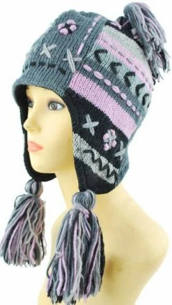 Lakhays Patch Knit Snowboarding Hat
