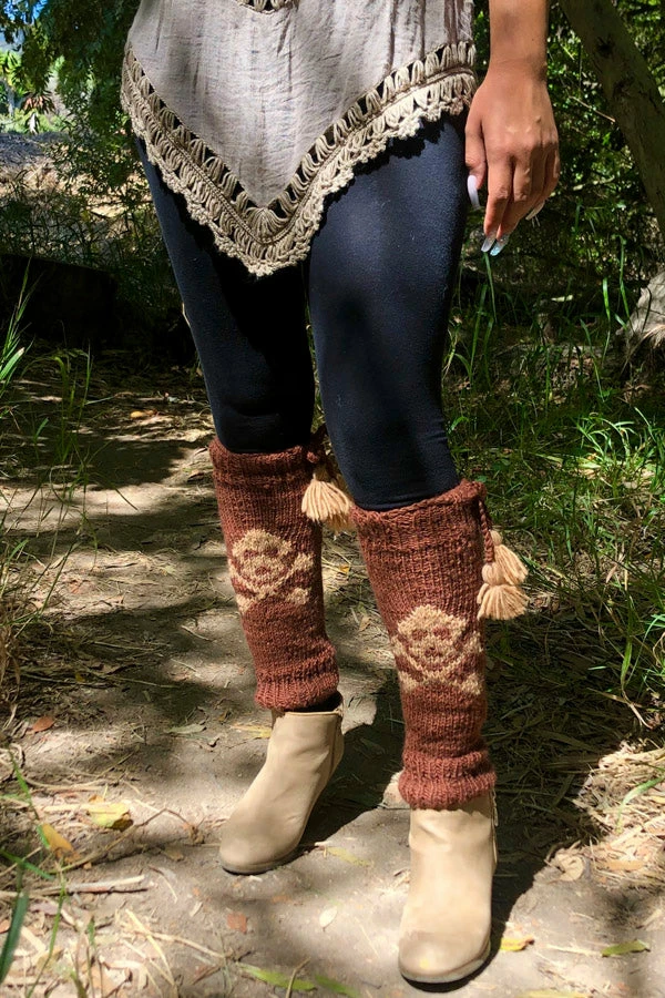 Lakhays Skull Legwarmer Leg Warmers 6 Lakhays Skull Legwarmer Leg Warmers