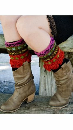 Lakhays Multi Knit Boot Sleeves Leg Warmers