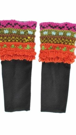 Lakhays Multi Knit Boot Sleeves Leg Warmers