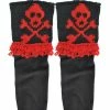 Lakhays Leg Warmers Skull Knit Boot Sleeves