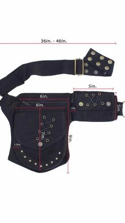Lakhays Cotton Practical Fannypack Waistbag Travel Utility Belt