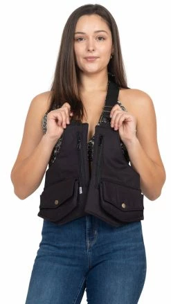 Lakhays Vegan Steampunk Zip Pocket Canvas Festival Holster-One Size