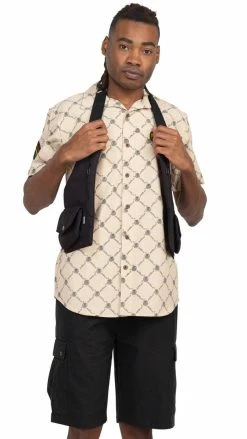 Lakhays Vegan Steampunk Zip Pocket Canvas Festival Holster-One Size