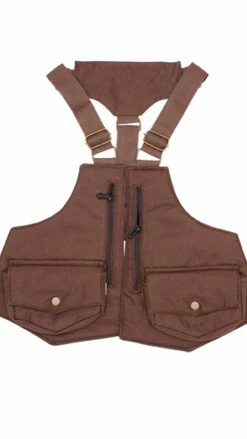 Lakhays Vegan Steampunk Zip Pocket Canvas Festival Holster-One Size