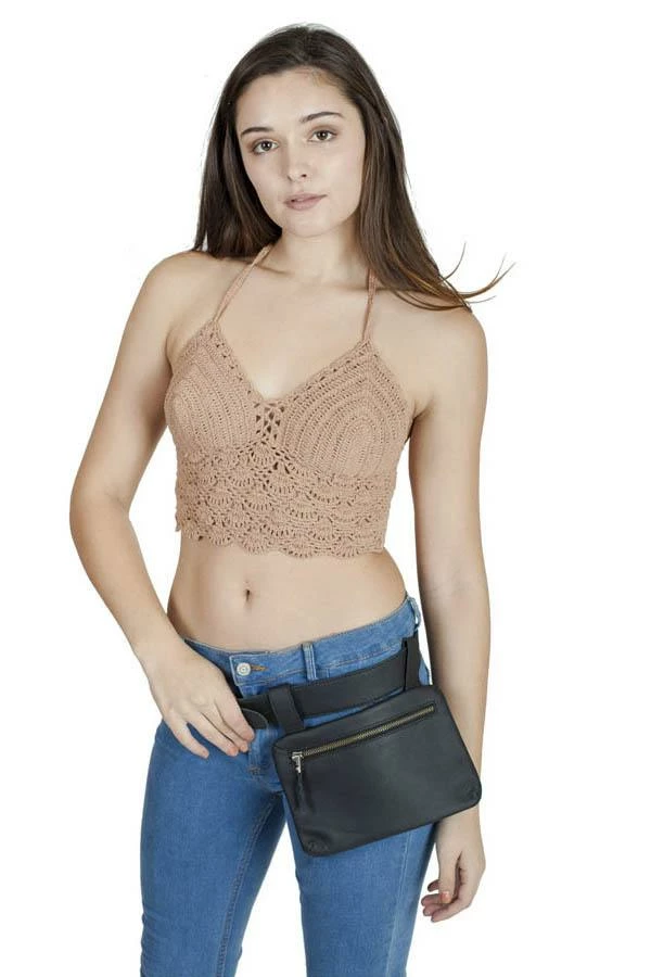 Lakhays Hang Freely Leather Hip Pack 1 Lakhays Hang Freely Leather Hip Pack