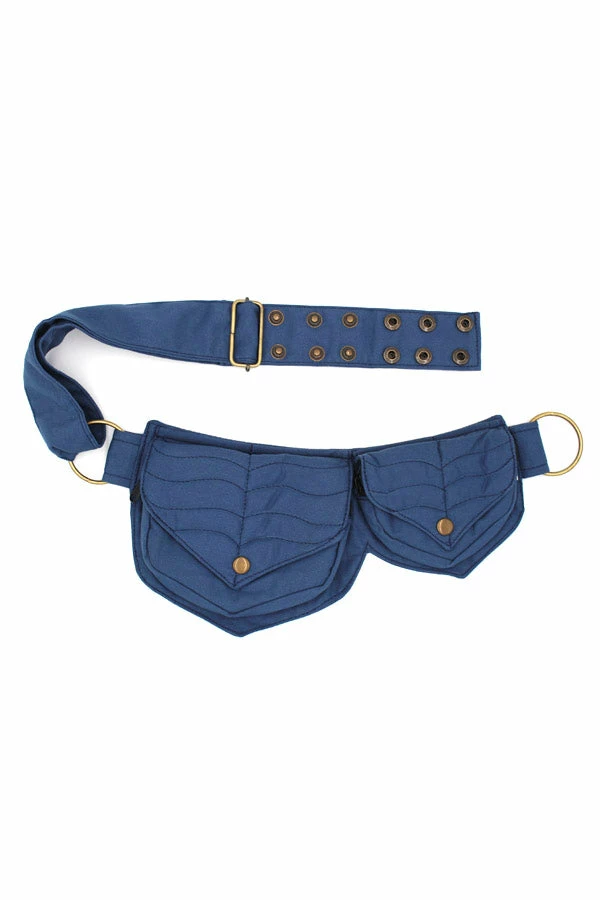 Lakhays Cotton Two Leaf Pocket Waist Belt Belts 5 Lakhays Cotton Two Leaf Pocket Waist Belt Belts