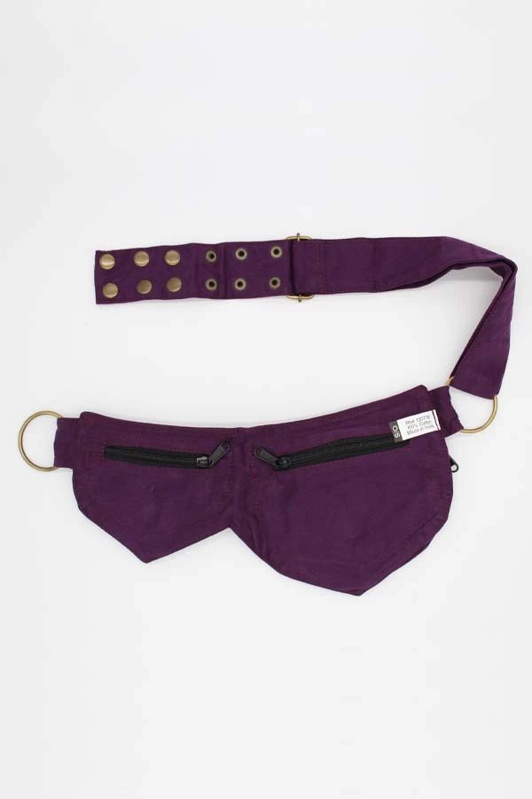 Lakhays Cotton Two Leaf Pocket Waist Belt Belts 12 Lakhays Cotton Two Leaf Pocket Waist Belt Belts