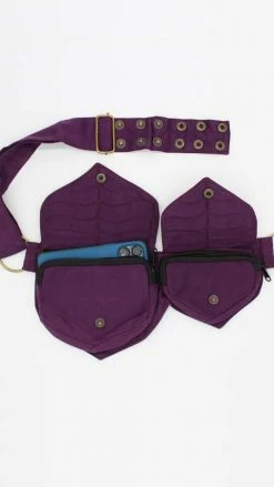 Lakhays Cotton Two Leaf Pocket Waist Belt Belts 25 Lakhays Cotton Two Leaf Pocket Waist Belt Belts