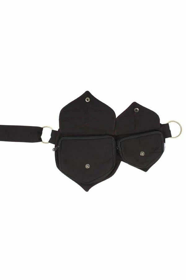 Lakhays Cotton Two Leaf Pocket Waist Belt Belts 9 Lakhays Cotton Two Leaf Pocket Waist Belt Belts