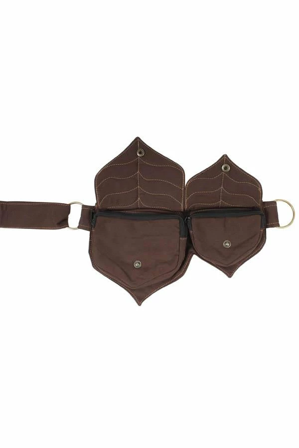 Lakhays Cotton Two Leaf Pocket Waist Belt Belts 10 Lakhays Cotton Two Leaf Pocket Waist Belt Belts