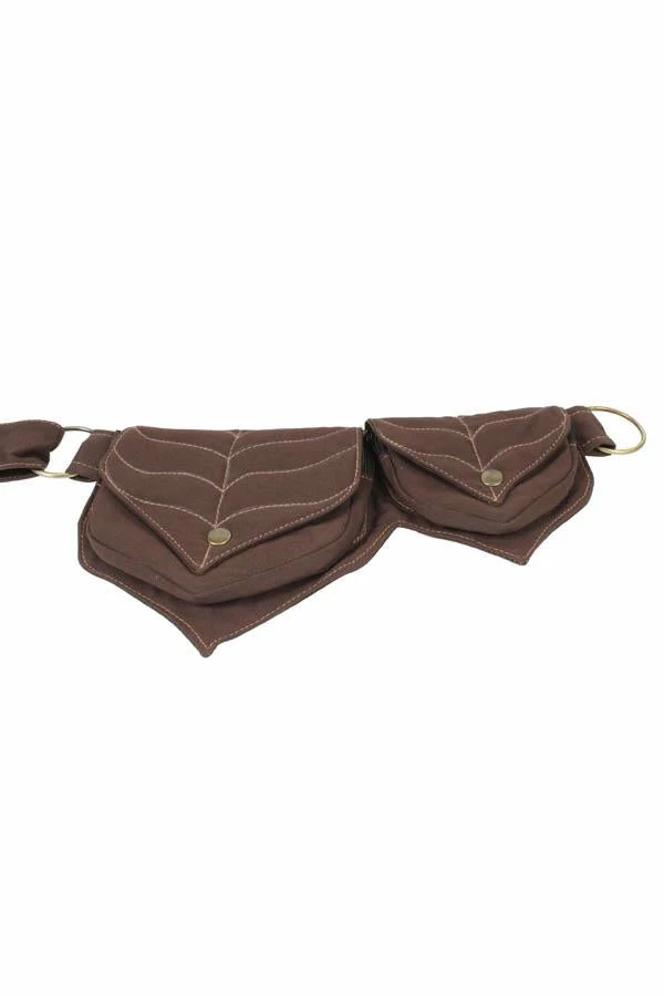 Lakhays Cotton Two Leaf Pocket Waist Belt Belts 15 Lakhays Cotton Two Leaf Pocket Waist Belt Belts