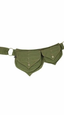 Lakhays Cotton Two Leaf Pocket Waist Belt Belts 21 Lakhays Cotton Two Leaf Pocket Waist Belt Belts