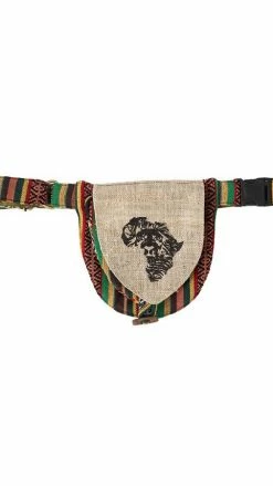 Lakhays Rasta Hemp Belt Bag