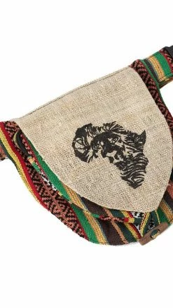 Lakhays Rasta Hemp Belt Bag