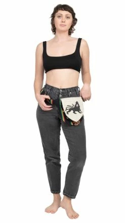 Lakhays Rasta Hemp Belt Bag