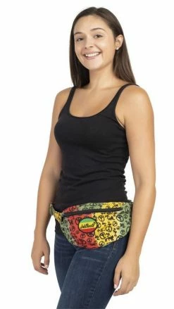 Lakhays Tie Dye Rasta Fanny Pack