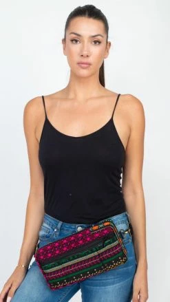 Lakhays New Arrivals Jacquard Sling Chest Bag