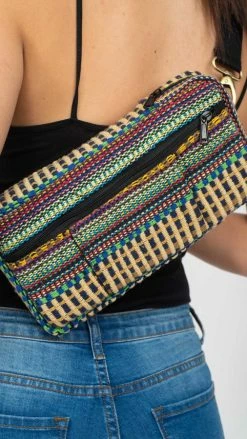 Lakhays New Arrivals Jacquard Sling Chest Bag