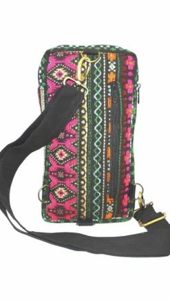 Lakhays New Arrivals Jacquard Sling Chest Bag