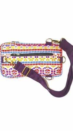 Lakhays New Arrivals Jacquard Sling Chest Bag