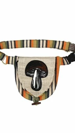 Lakhays New Arrivals Rustic Cotton-Hemp Belt Bag