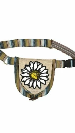 Lakhays New Arrivals Rustic Cotton-Hemp Belt Bag